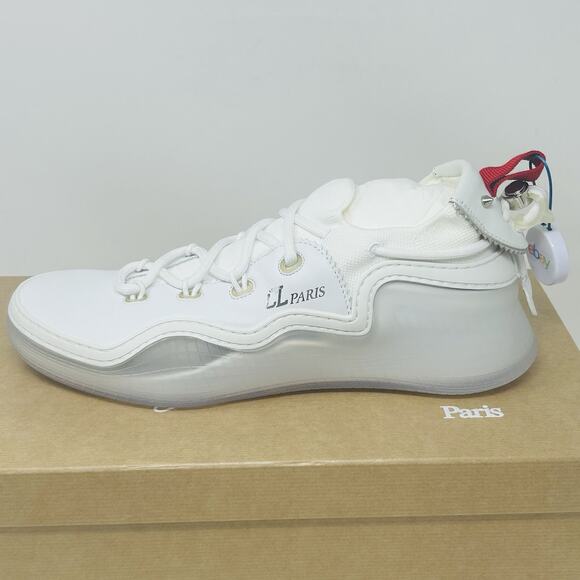 Christian Louboutin Leather Sneakers ARPOADOR Flat Size 41.5 US 8.5 White main image 11